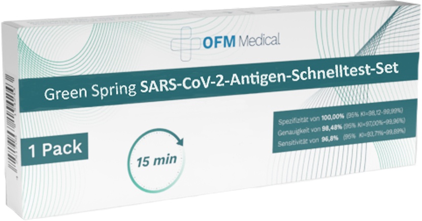 Green spring SARS-CoV-2-Antigen-Schnelltest
